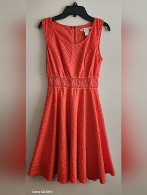 American Rag Orange Sleeveless Top